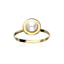 Anillo Perla Cultivada Oro 18k "Iburg"