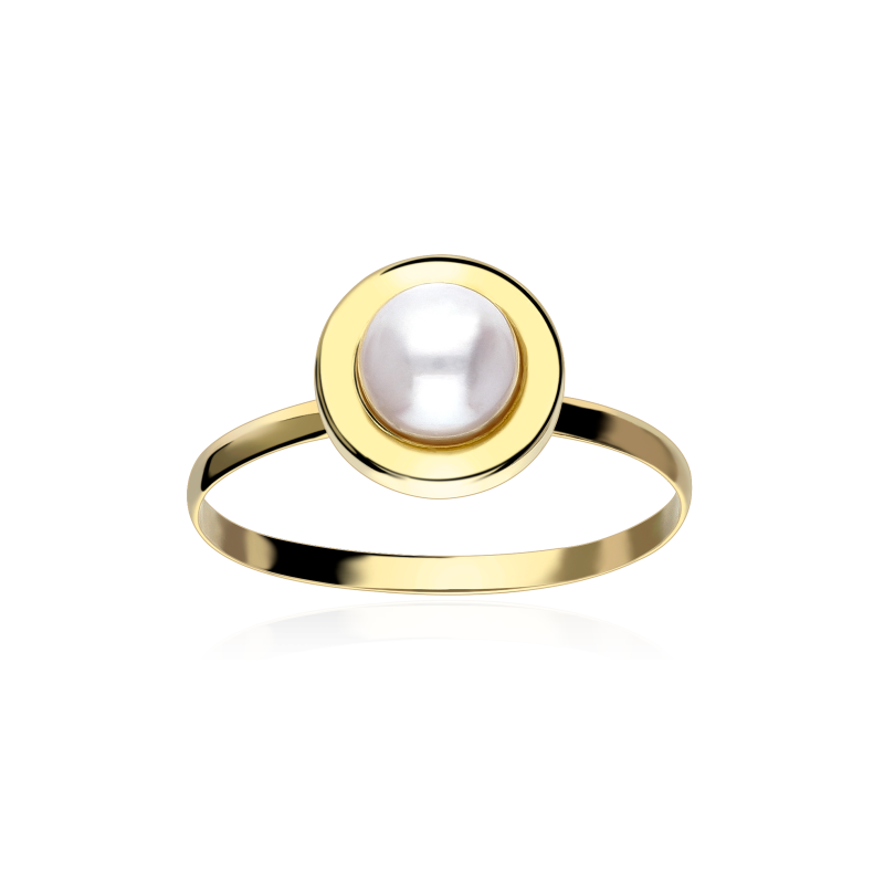 Anillo Perla Cultivada Oro 18k "Iburg"
