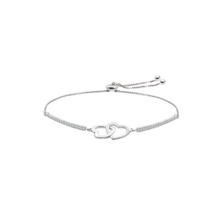 Pulsera Lotus Corazones plata mujer LP3547-2/1