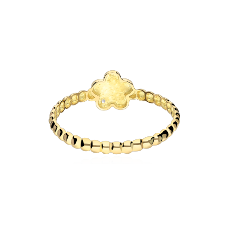 Anillo Oro 18k y diamante 0.05cts "Breisig"