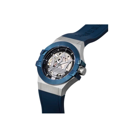 Reloj Maserati Potenza acero correa azul R8821108035