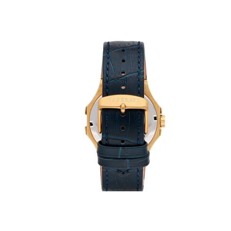 Reloj Maserati Potenza Hombre Analógico Dorado y Azul R8851108035