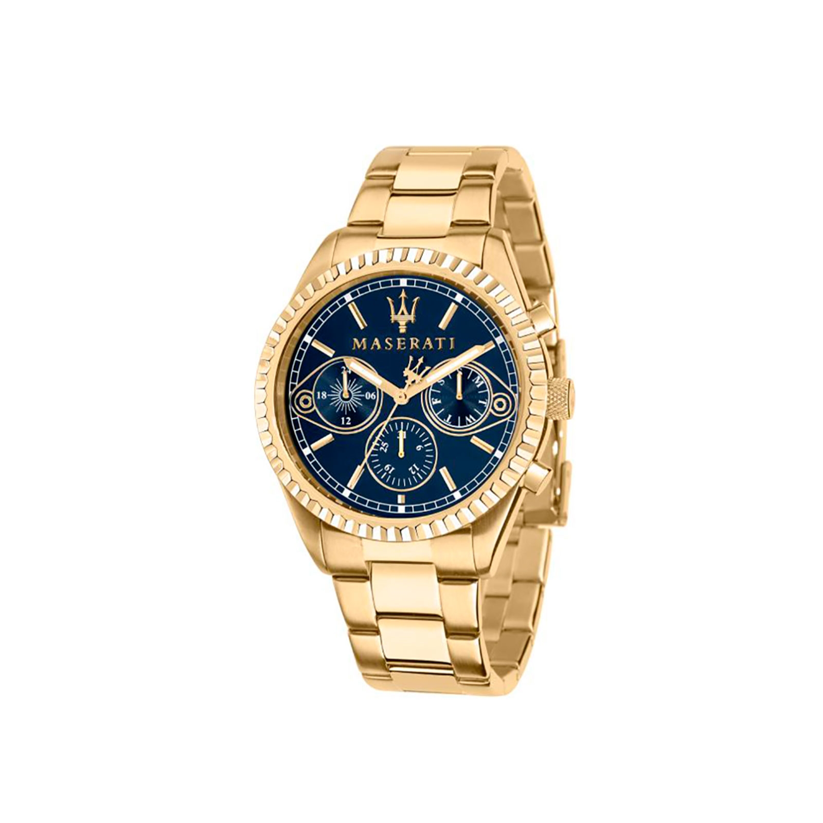 Reloj Maserati Competizione Hombre Multifunción Dorado R8853100026  Joyerías Sánchez