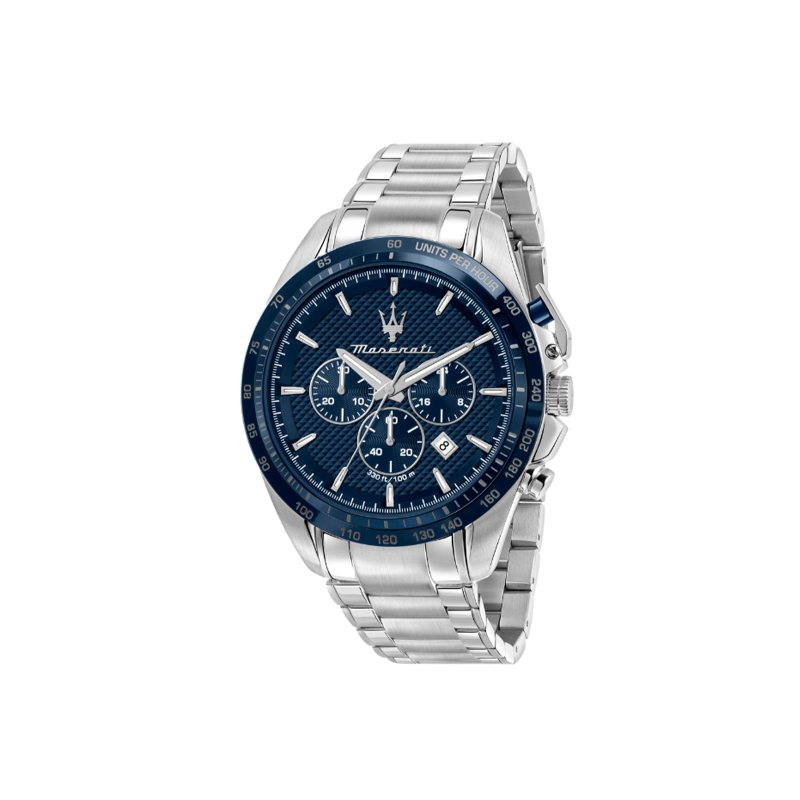 Reloj Maserati Traguardo acero esfera azul hombre R8873612043