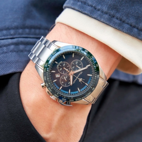 Reloj Maserati Traguardo acero esfera azul hombre R8873612043