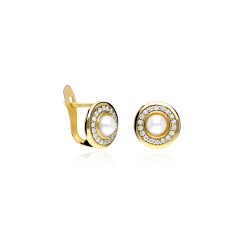 Pendientes Oro 18 k y Perlas Cultivadas "Borken"