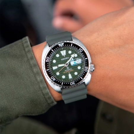 Reloj Seiko Prospex tortuga verde SRPE05K1