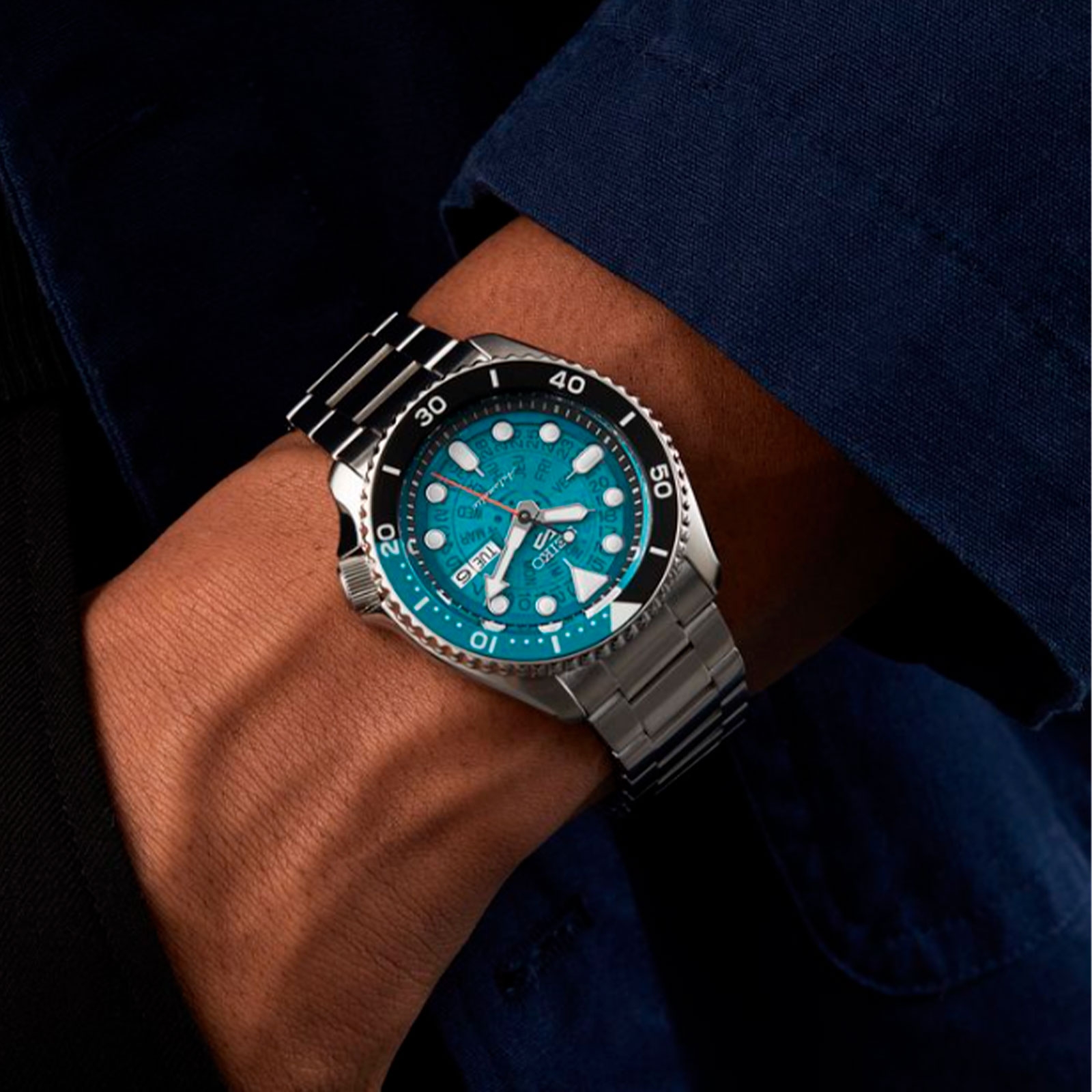 Reloj Seiko 5 Sports hombre SRPJ45K1 - Joyerías Sánchez