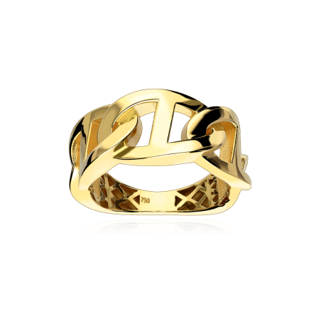 Anillo Eslabones Oro 18 k "Bamberg"