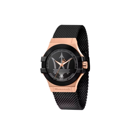 Reloj Maserati Potenza Hombre Negro y Rosado Analógico R8853108010