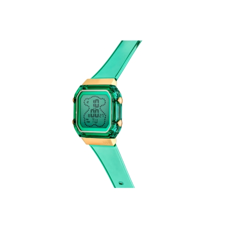 Reloj Tous digital de policarbonato menta y acero IPG dorado D-BEAR Fresh 3000133000