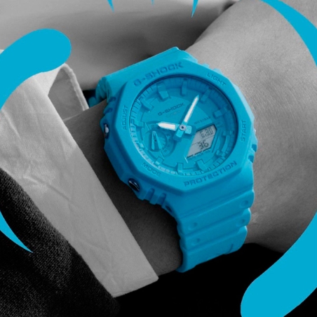 Reloj G-Shock Casio Azul GA-2100-2A2ER