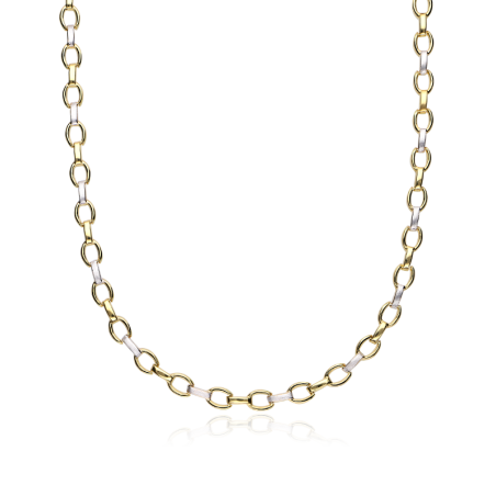 Gargantilla Oro Bicolor 18k "Esbatt"