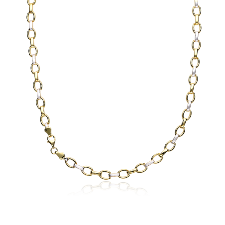 Gargantilla Oro Bicolor 18k "Esbatt"