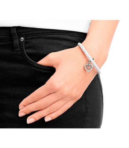 Pulsera Swarovski Braided Leather Charm 5113904