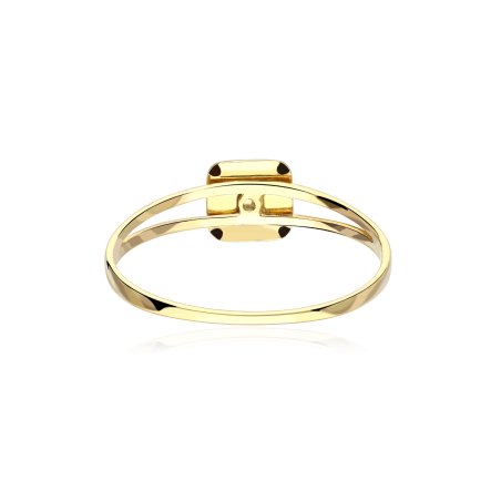 Anillo Oro 18 k y Circonitas "Celia"