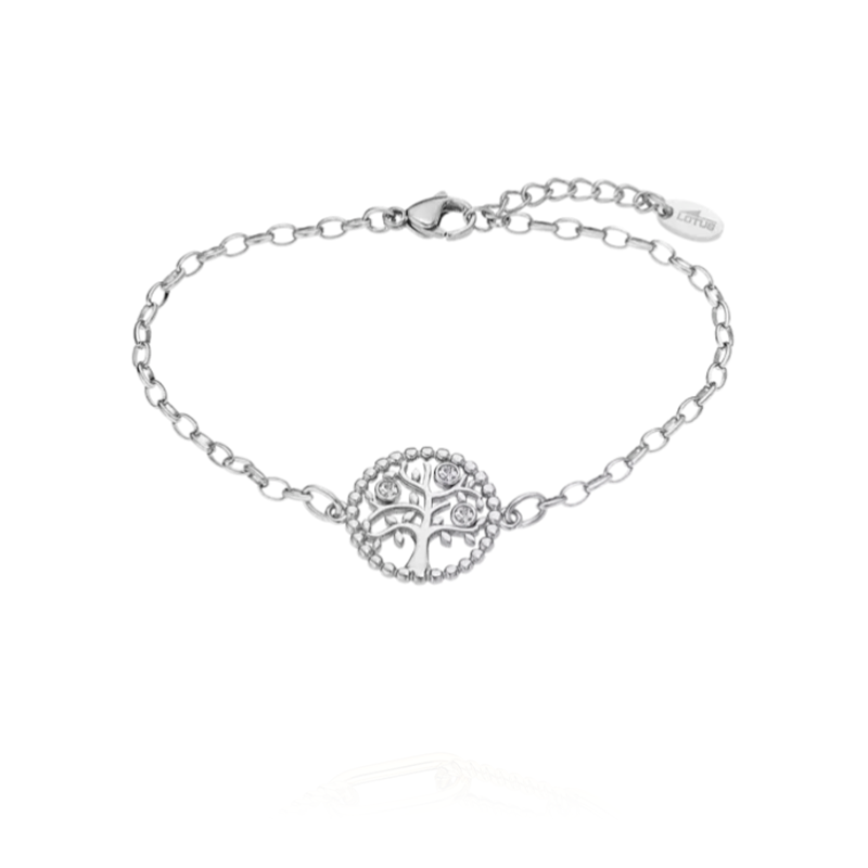 Pulsera Lotus Style mujer acero inoxidable 316L árbol de la vida LS2194-2/1