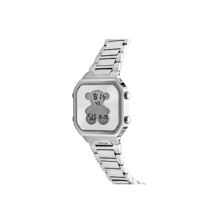 Reloj Tous digital con brazalete de acero SS D-BEAR 3000134500