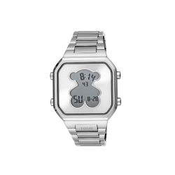 Reloj Tous digital con brazalete de acero SS D-BEAR 3000134500
