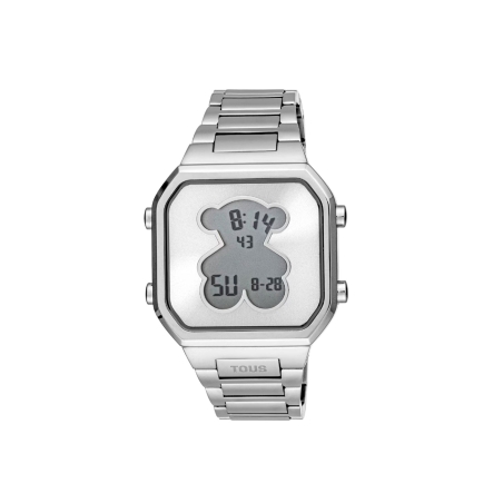 Reloj Tous digital con brazalete de acero SS D-BEAR 3000134500