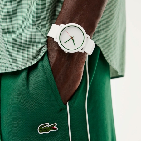 Reloj Lacoste silicona tres agujas cocodrilo unisex 2011308