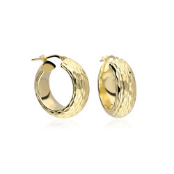 Pendientes plata ley baño Oro 18k "Chill"