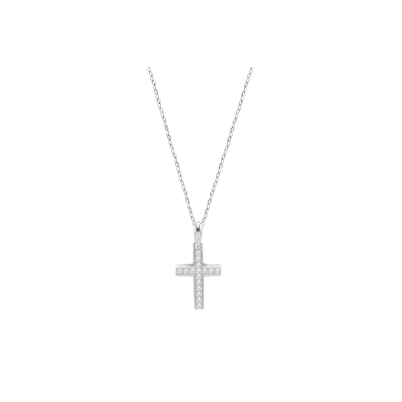 Collar Viceroy cruz plata circonitas mujer LP3751-1/1