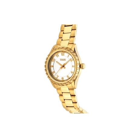 Reloj Tous T-Bear Dorado Analógico Niña 3000134100