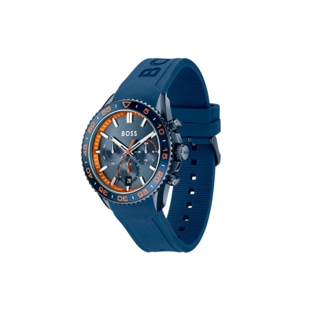 Reloj Hugo Boss acero correa silicona azul hombre 1514142