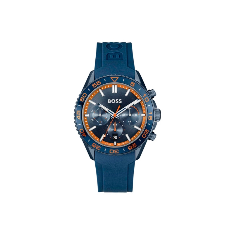 Reloj Hugo Boss acero correa silicona azul hombre 1514142