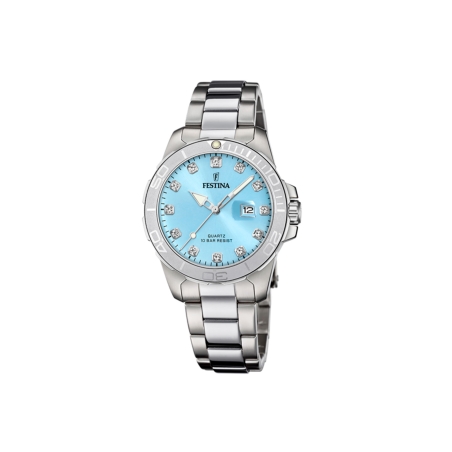 Reloj Festina mujer acero esfera azul cielo F20503/5