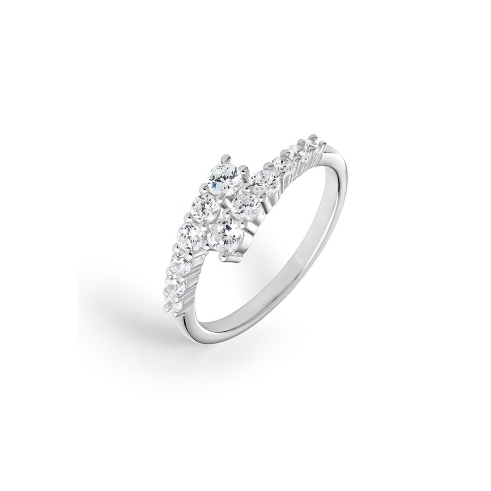 Anillo PANDORA Con Circonitas. Talla 12 Material Plata - Joyeria