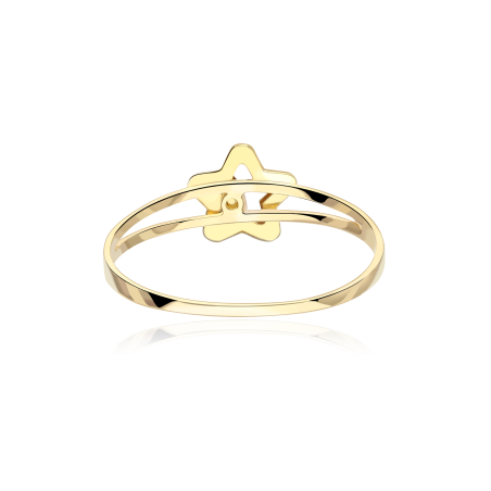 Anillo "Astros" Oro 18k y circonitas