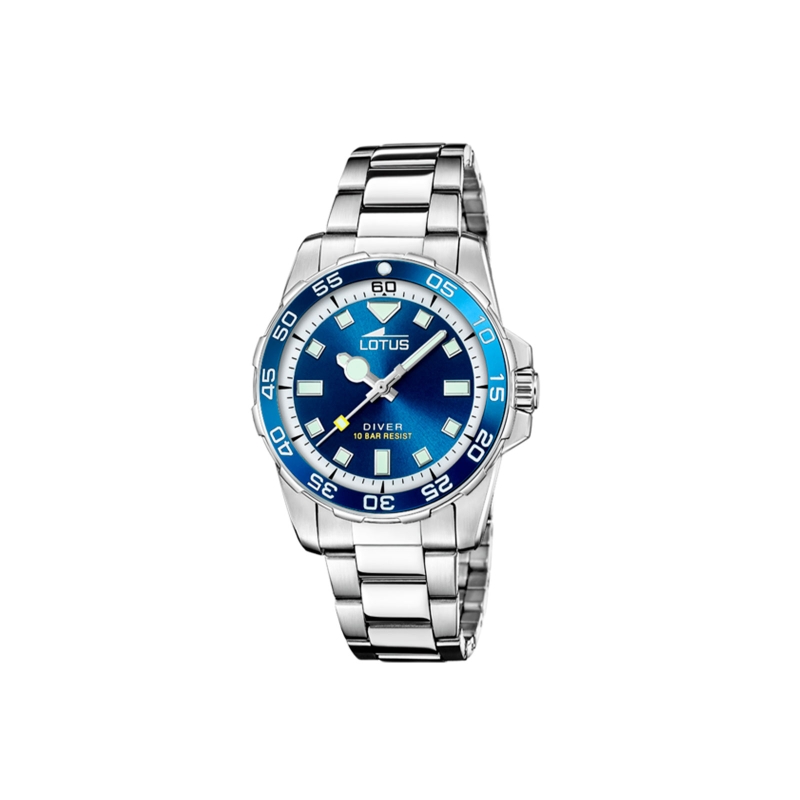 Reloj Lotus acero esfera azul mujer 18936/5