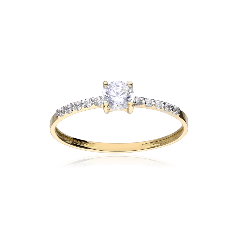 ANILLO "LATINA" ORO 18K