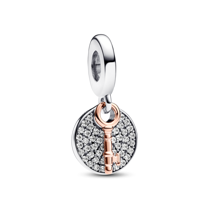 Charm Colgante Pandora Doble Llave a la Felicidad 783236C01