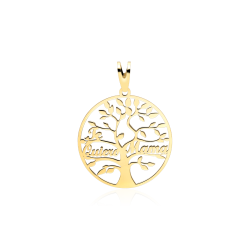 Colgante Arbol de la Vida Oro 18k Madre "Bergem"