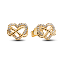 Pendientes Pandora Corazón Infinito Brillante 262667c01