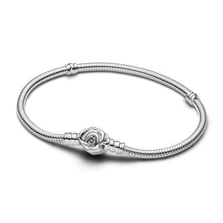 Pulsera Pandora Moments Cierre Rosa Floreciendo 593211C00