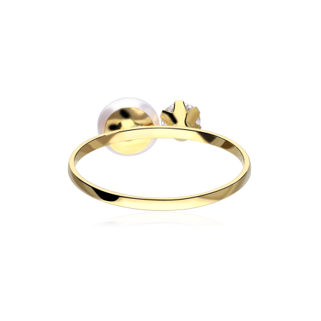 ANILLO "TERRE" ORO 18K PERLA CULTIVADA