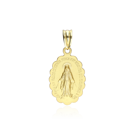 Medalla Virgen Milagrosa Oro 18k 0307425