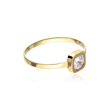 Anillo Circonita Oro 18k "Bergisch"