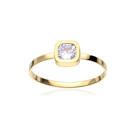 Anillo Circonita Oro 18k "Bergisch"