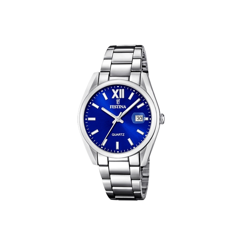 Reloj Festina acero clásico azul hombre F20683/4