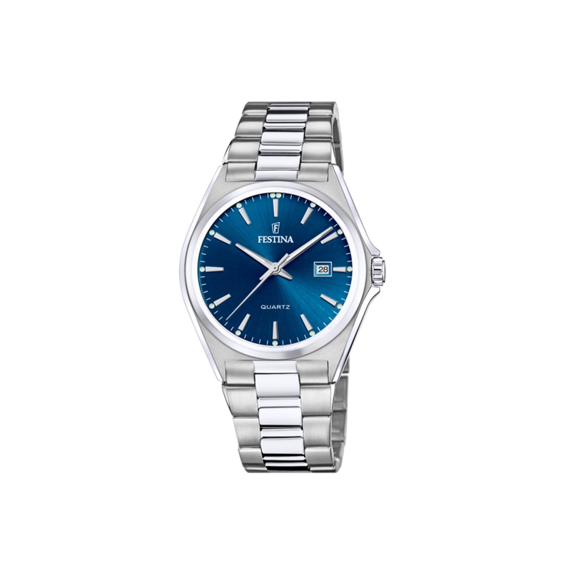 Reloj Festina hombre acero azul classic F20552/3