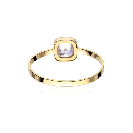 Anillo Circonita Oro 18k "Bergisch"