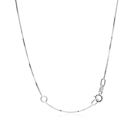 Gargantilla Cruz Oro Blanco 18k y Diamantes "Breisach"