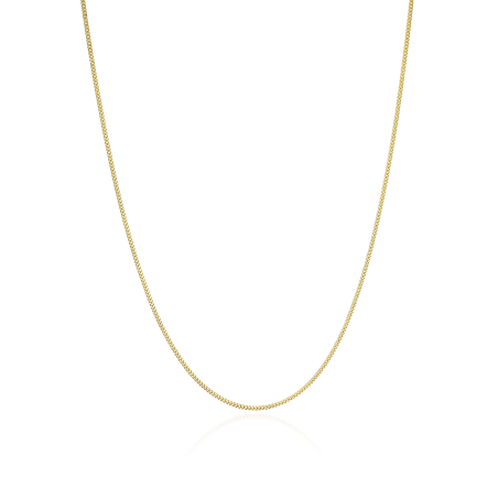 Cadena Oro 18k eslabón barbado 40 cm "Hesse"