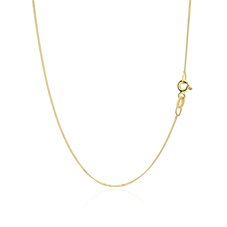 Cadena Oro 18k eslabón barbado 40 cm "Hesse"