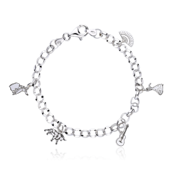 Pulsera plata primera ley "Feria"